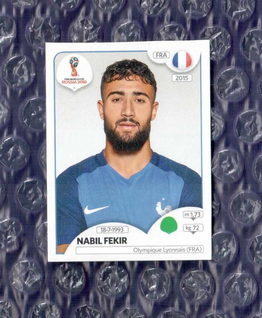 FIFA WORLD CUP 2018 // PANINI - ПАНИНИ // Франция-Nabil Fekir
