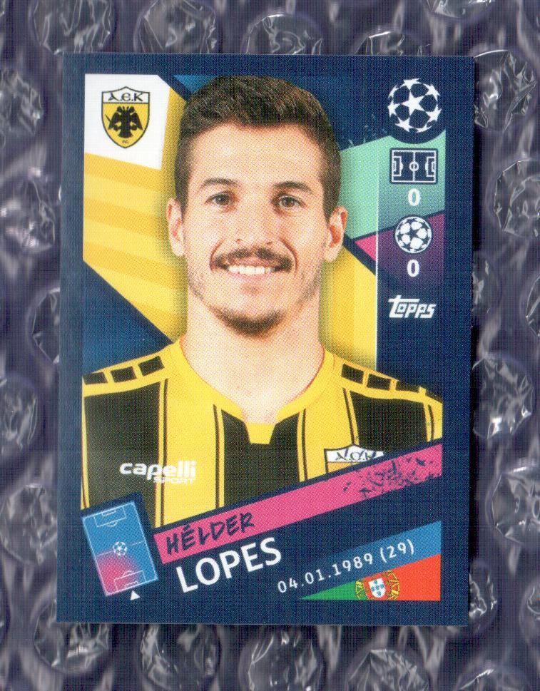 UEFA CHAMPIONS LEAGUE 2018/2019 // PANINI - ПАНИНИ // 582-Helder Lopes