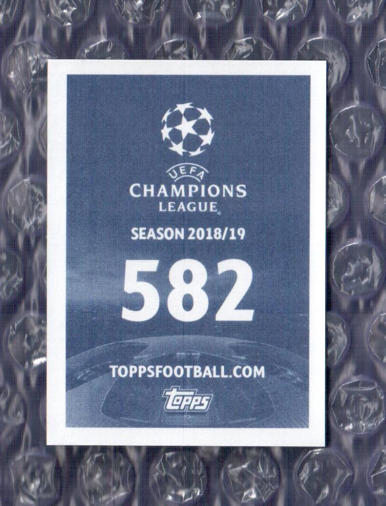 UEFA CHAMPIONS LEAGUE 2018/2019 // PANINI - ПАНИНИ // 582-Helder Lopes 1