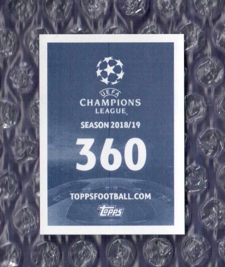 UEFA CHAMPIONS LEAGUE 2018/2019 // PANINI - ПАНИНИ // 360-Maxwel Cornet 1