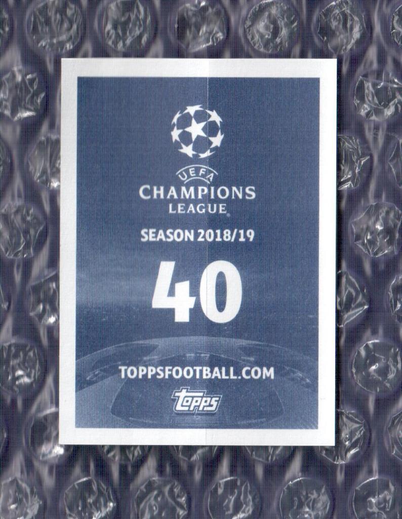 UEFA CHAMPIONS LEAGUE 2018/2019 // PANINI - ПАНИНИ // 040-Diego Costa 1