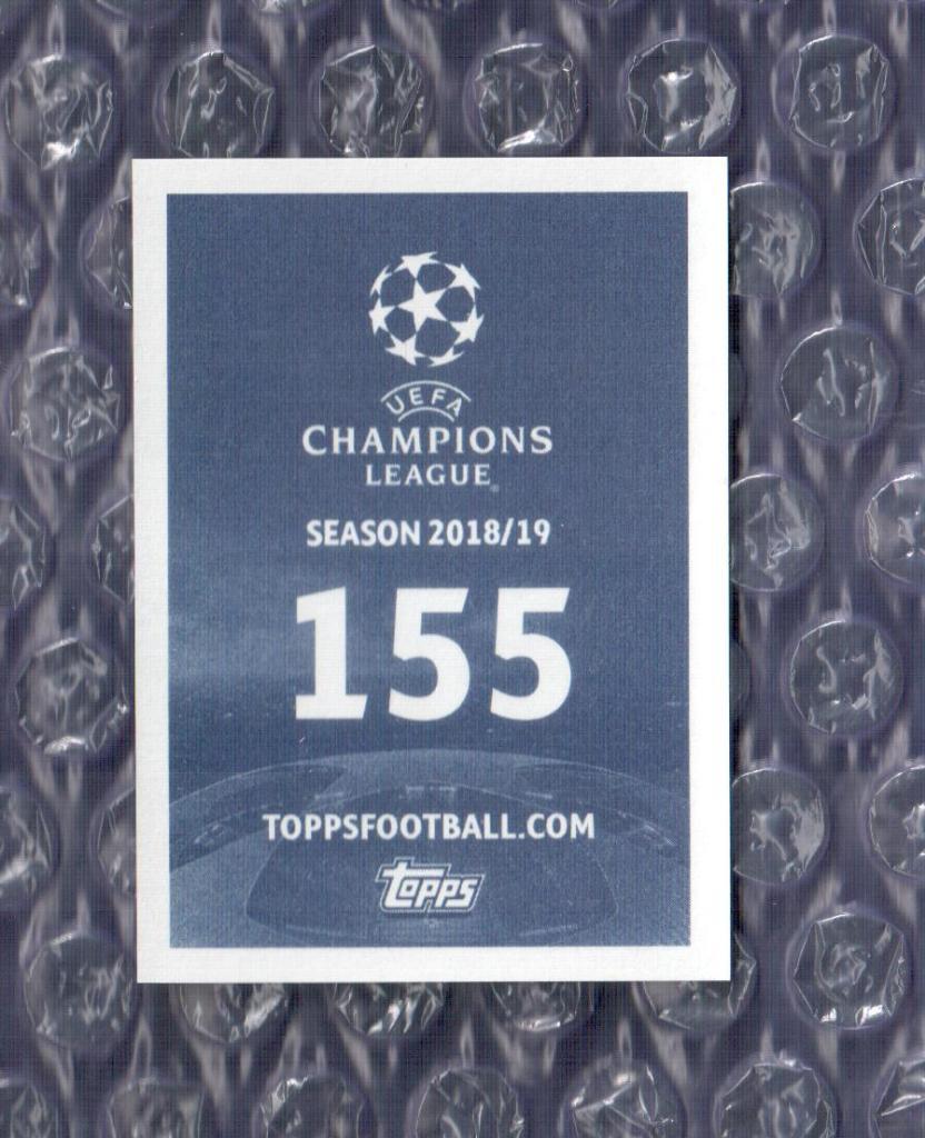 UEFA CHAMPIONS LEAGUE 2018/2019 // PANINI - ПАНИНИ // 155-Манчестер Сити 1