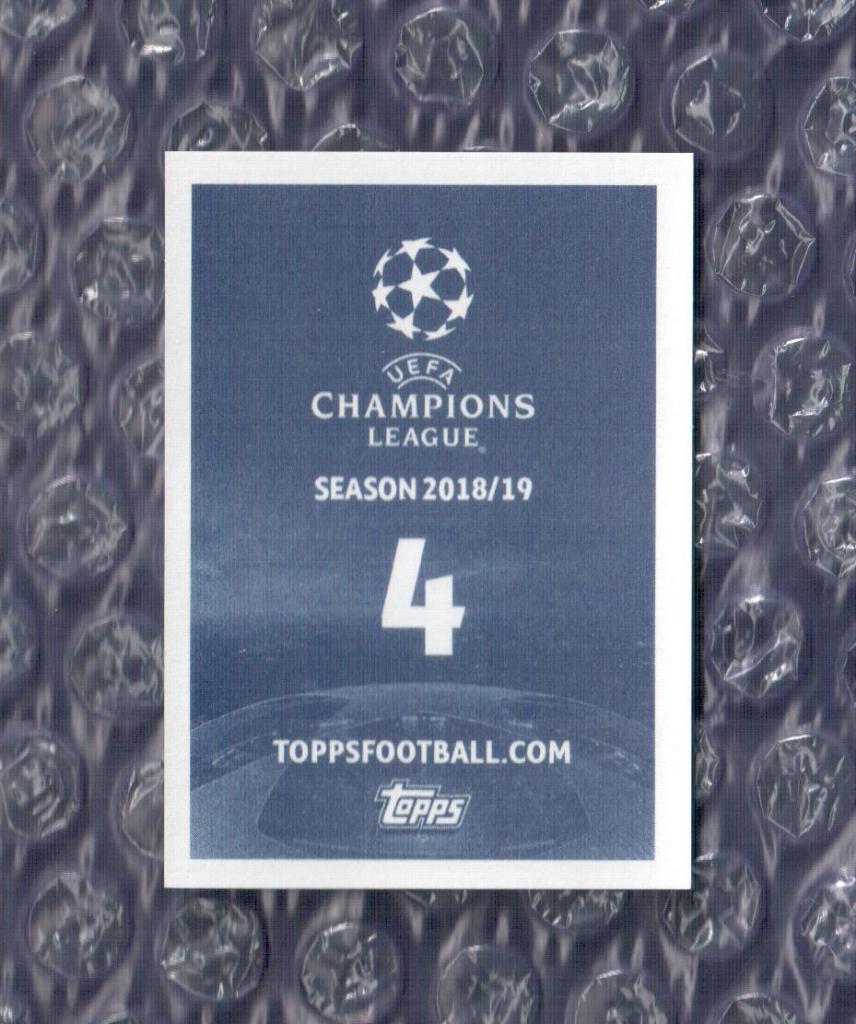 UEFA CHAMPIONS LEAGUE 2018/2019 // PANINI - ПАНИНИ // 004-БАРСЕЛОНА 1