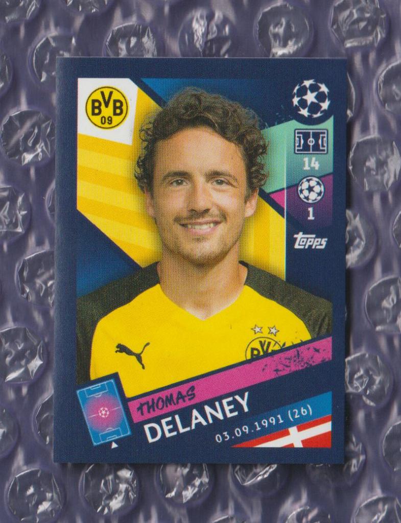 UEFA CHAMPIONS LEAGUE 2018/2019 // PANINI - ПАНИНИ // 153-Delaney