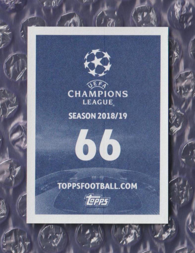 UEFA CHAMPIONS LEAGUE 2018/2019 // PANINI - ПАНИНИ // 066-Gaya 1