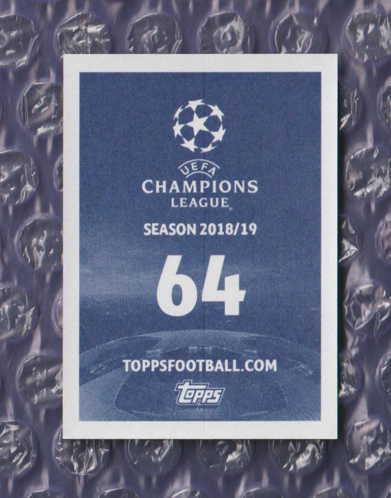 UEFA CHAMPIONS LEAGUE 2018/2019 // PANINI - ПАНИНИ // 064-Neto 1