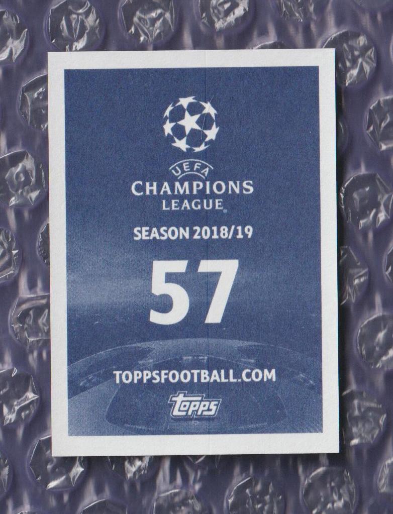 UEFA CHAMPIONS LEAGUE 2018/2019 // PANINI - ПАНИНИ // 057-Bale 1