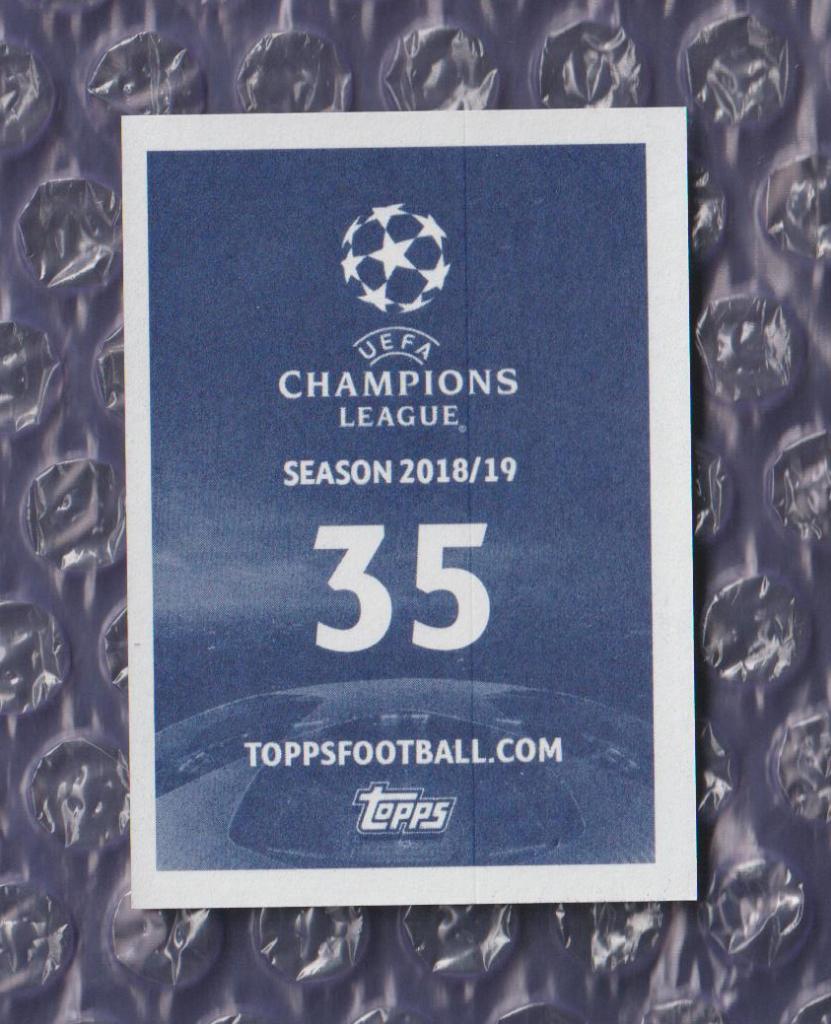 UEFA CHAMPIONS LEAGUE 2018/2019 // PANINI - ПАНИНИ // 035-Koke 1