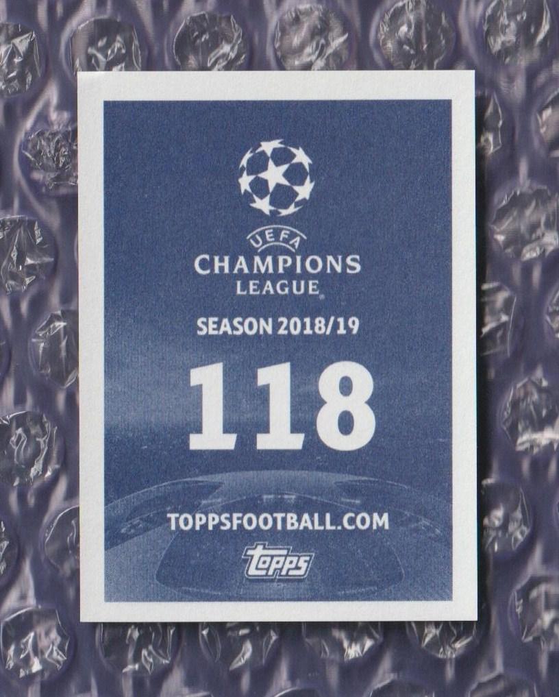 UEFA CHAMPIONS LEAGUE 2018/2019 // PANINI - ПАНИНИ // 118-Хоффенхайм 1