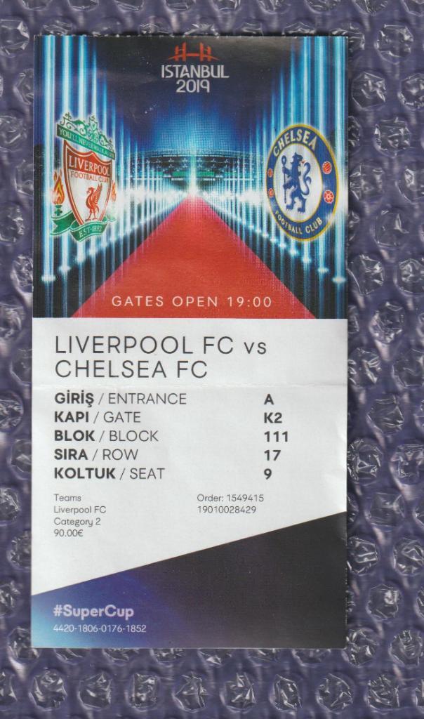 Super Cup 2019 // Ливерпуль-Челси 14.08.2019 // Liverpool-Chelsea