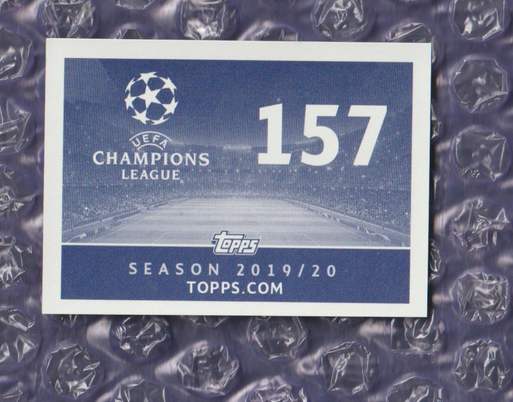 UEFA CHAMPIONS LEAGUE 2019/2020 // TOPPS // 157-TURK TELEKOM STADYUMU 1