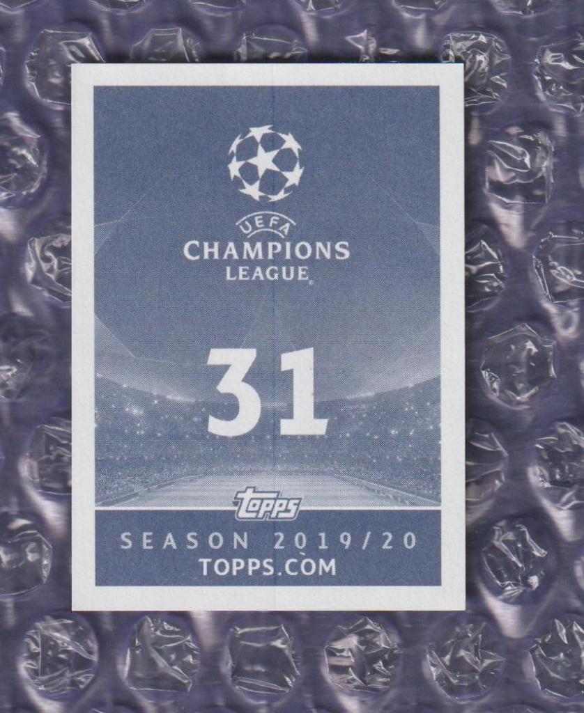 UEFA CHAMPIONS LEAGUE 2019/2020 // TOPPS // 031-Stefan Savic 1