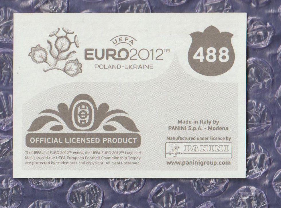 EURO 2012 // PANINI - ПАНИНИ // 488 - England 1