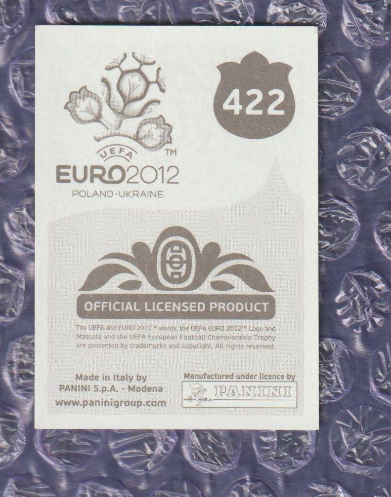 EURO 2012 // PANINI - ПАНИНИ /// 422 - Andriy Shevchenko 1