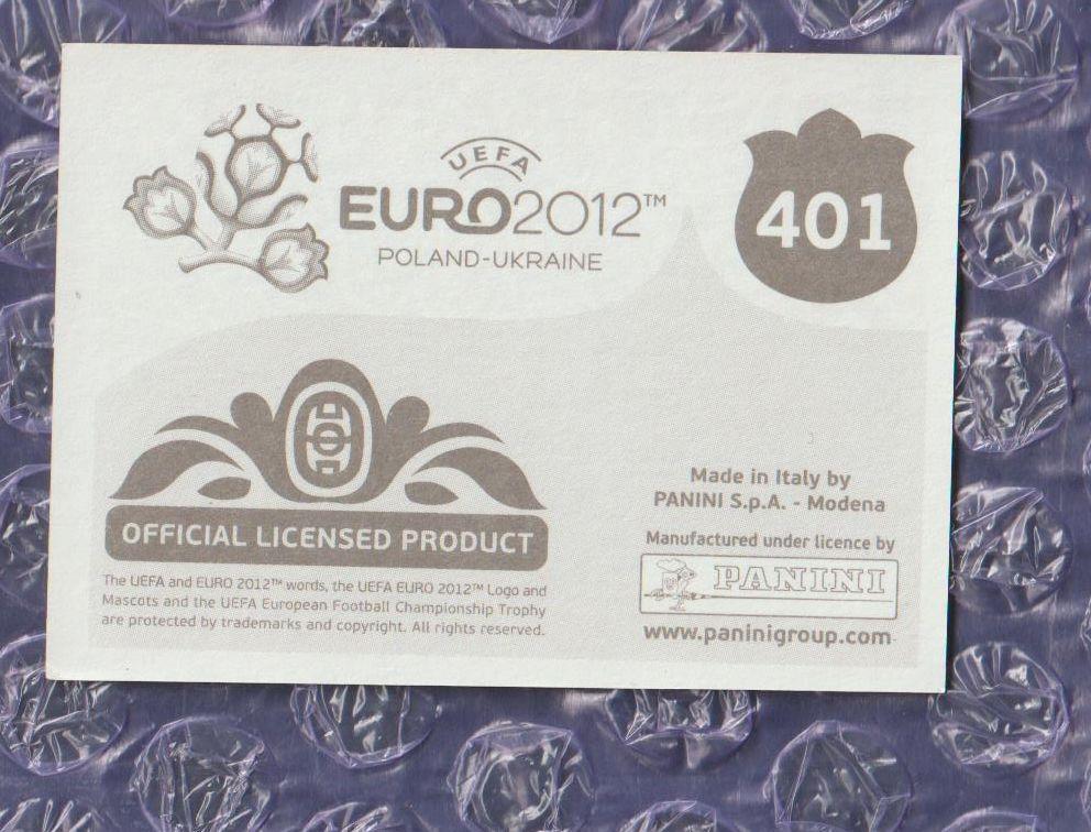 EURO 2012 // PANINI - ПАНИНИ // 401 - Ukraine 1