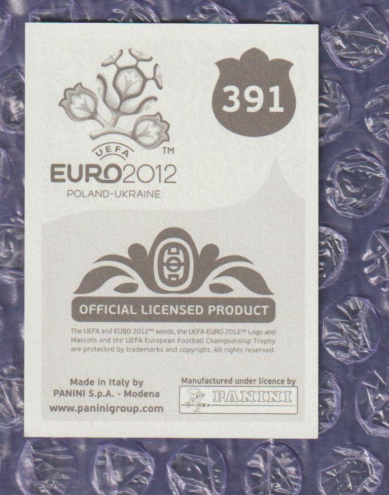 EURO 2012 // PANINI - ПАНИНИ /// 391 - Mario Mandzukic 1