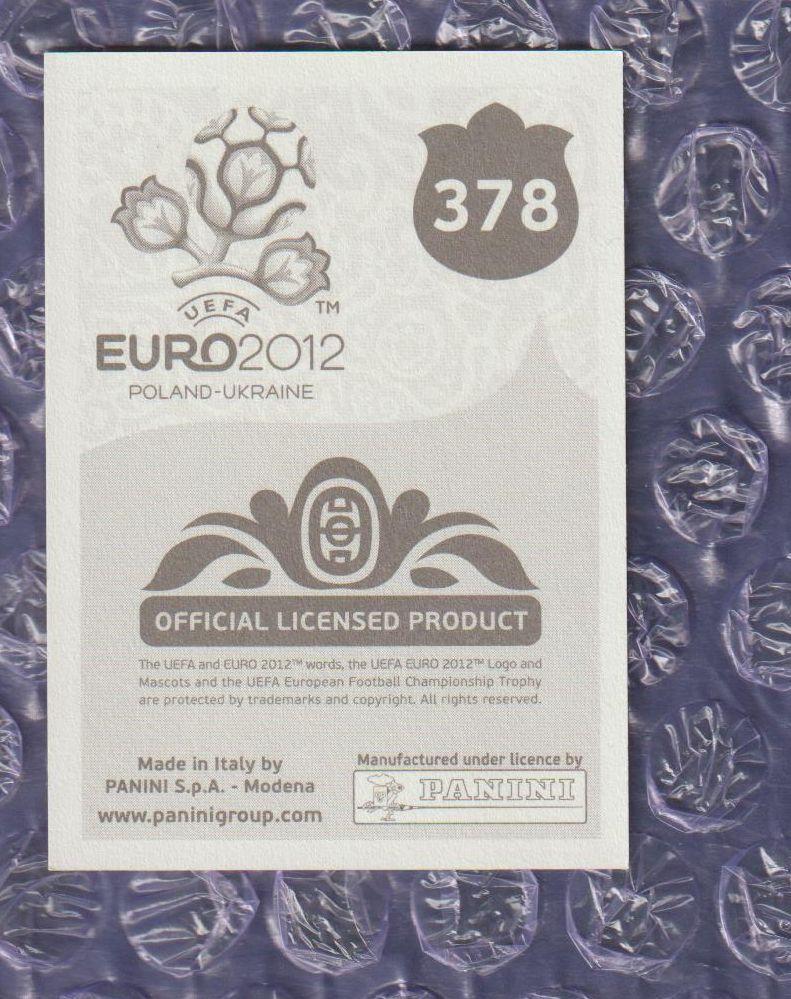 EURO 2012 // PANINI - ПАНИНИ /// 378 - Dejan Lovren 1