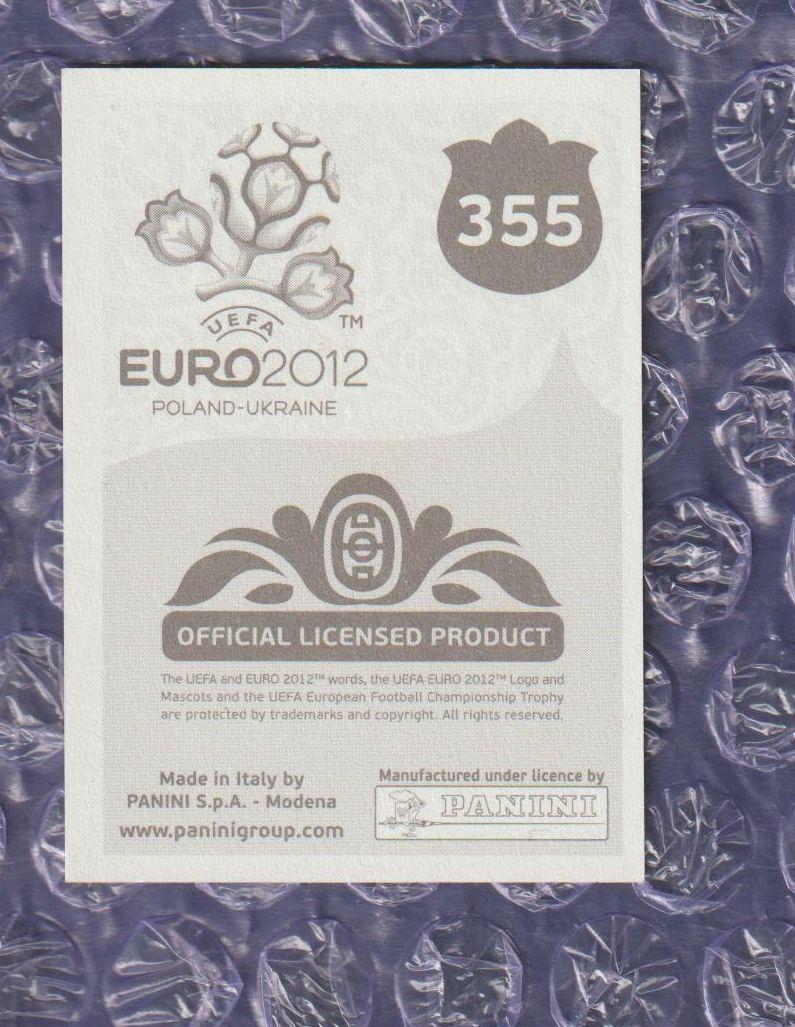 EURO 2012 // PANINI - ПАНИНИ /// 355 - Stephen Ward 1