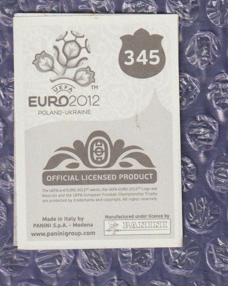 EURO 2012 // PANINI - ПАНИНИ /// 345 - Shay Given 1