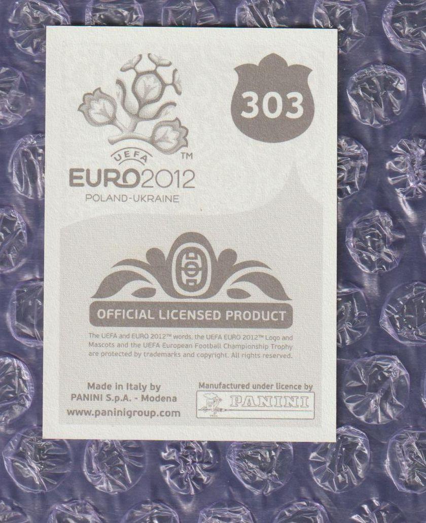 EURO 2012 // PANINI - ПАНИНИ // 303 - Pedro Rodriguez 1