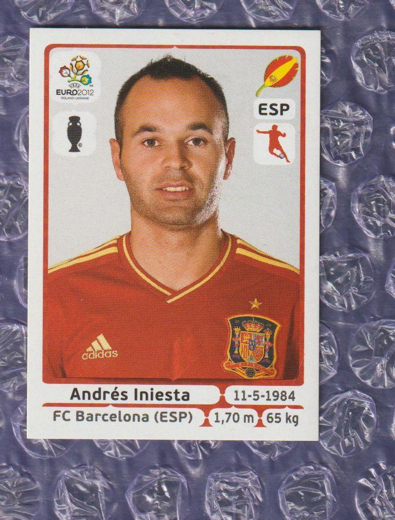 EURO 2012 // PANINI - ПАНИНИ // 299 - Andres Iniesta