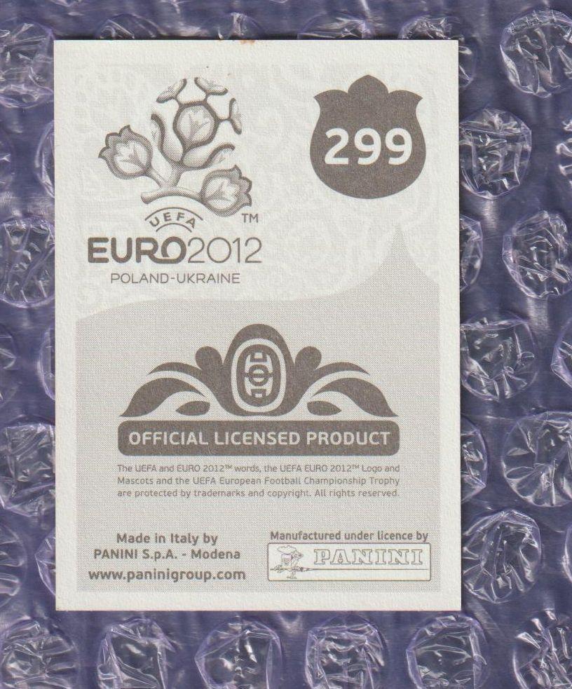 EURO 2012 // PANINI - ПАНИНИ // 299 - Andres Iniesta 1