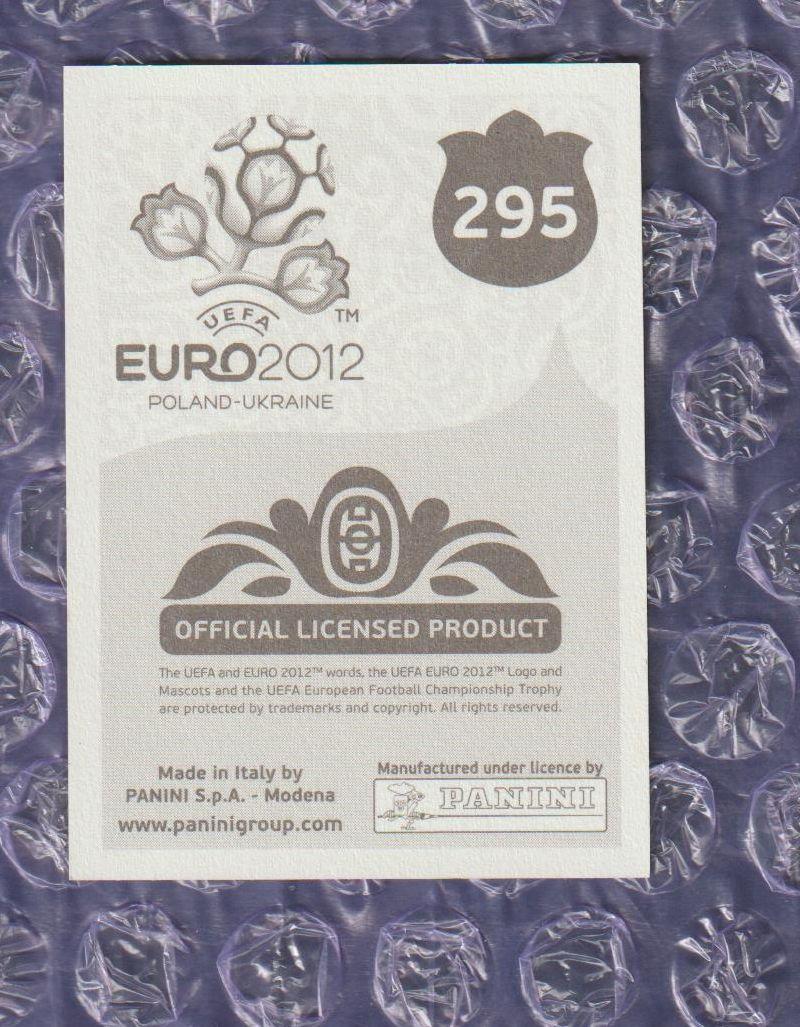 EURO 2012 // PANINI - ПАНИНИ // 295 - Sergio Busquets 1