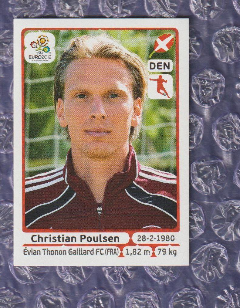 EURO 2012 // PANINI - ПАНИНИ // 210 - Christian Poulsen