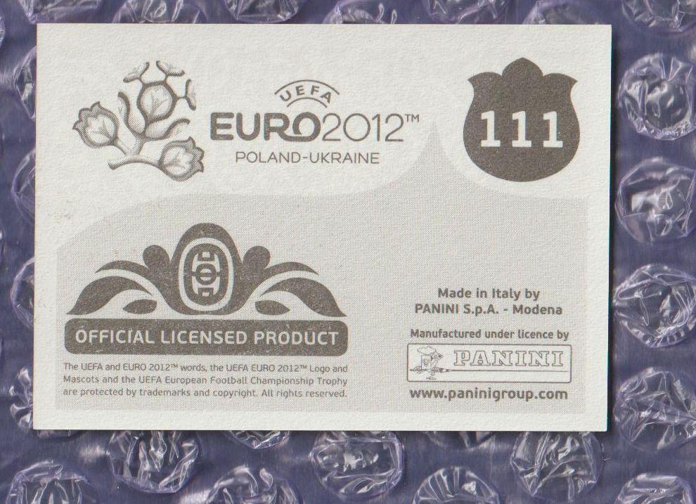 EURO 2012 // PANINI - ПАНИНИ // 111 - rossija 1