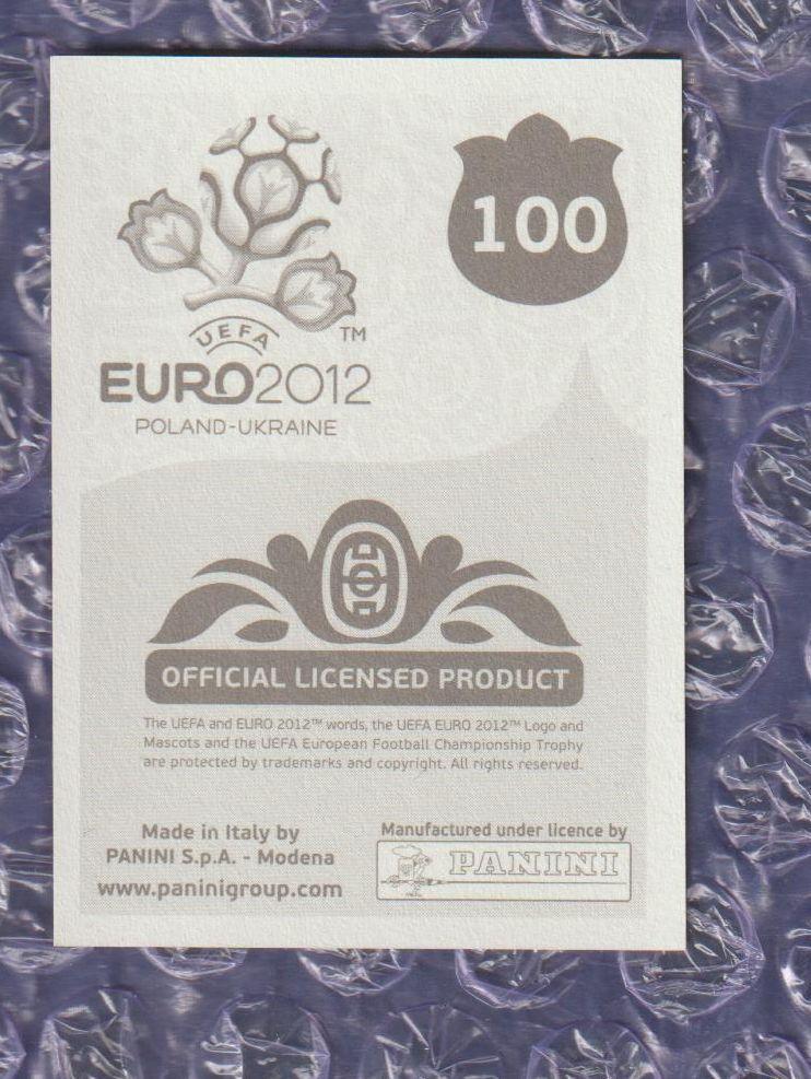 EURO 2012 // PANINI - ПАНИНИ // 100 - Angelos Charisteas 1