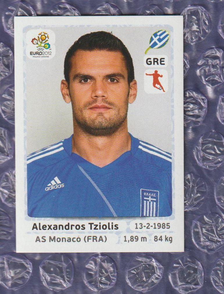 EURO 2012 // PANINI - ПАНИНИ // 093 - Alexandros Tziolis