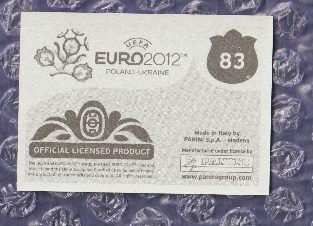 EURO 2012 // PANINI - ПАНИНИ // 083 - Греція 1