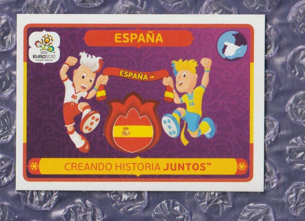 EURO 2012 // PANINI - ПАНИНИ // 038 - Espana-Creando Historia Juntos