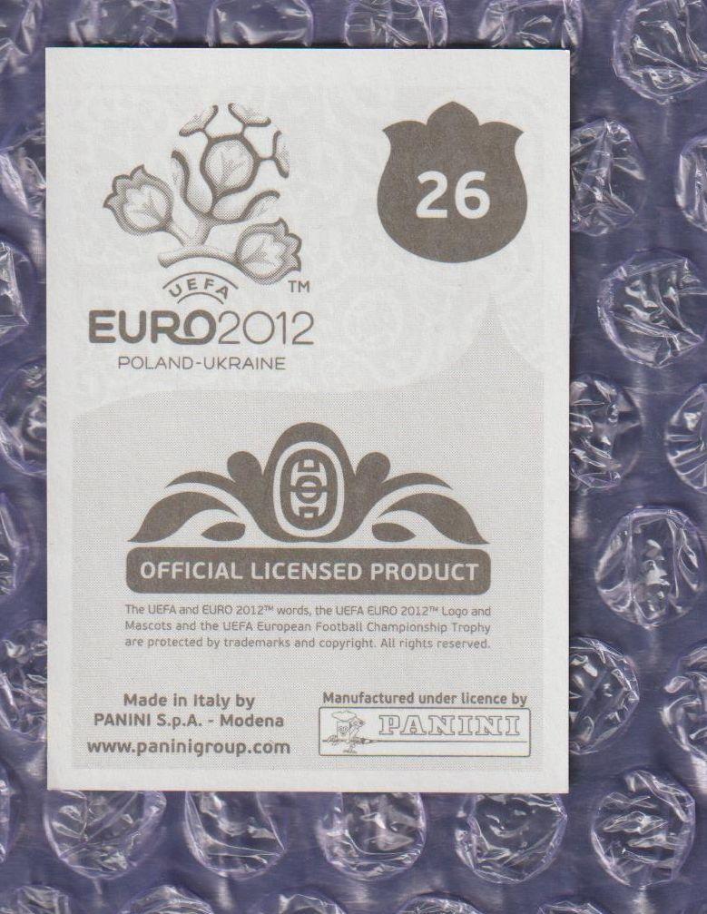 EURO 2012 // PANINI - ПАНИНИ // 026 - NSK Olimpiyskiy 1