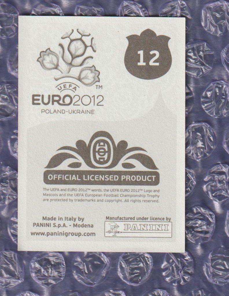 EURO 2012 // PANINI - ПАНИНИ // 012 - Warszawa 1