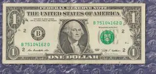 Банкнота 1 долар - 2009 рік (США)