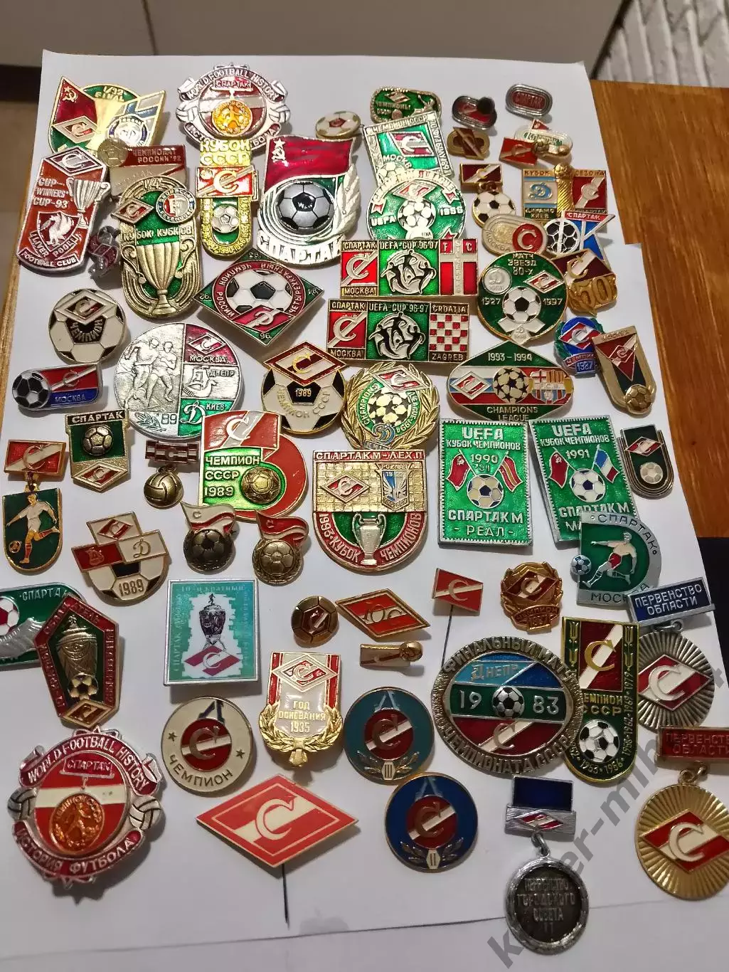 Футбол подборка знаков Спартак/Москва....