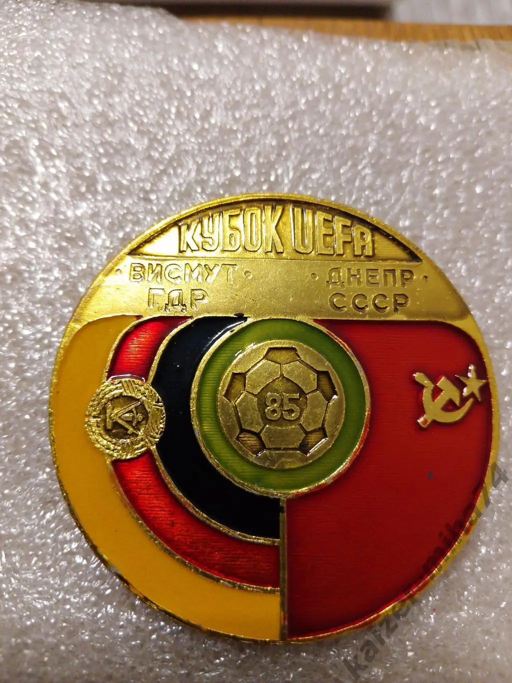 Куб.УЕФА. Висмут/ГДР- Днепр/днепропетровск.1985г.