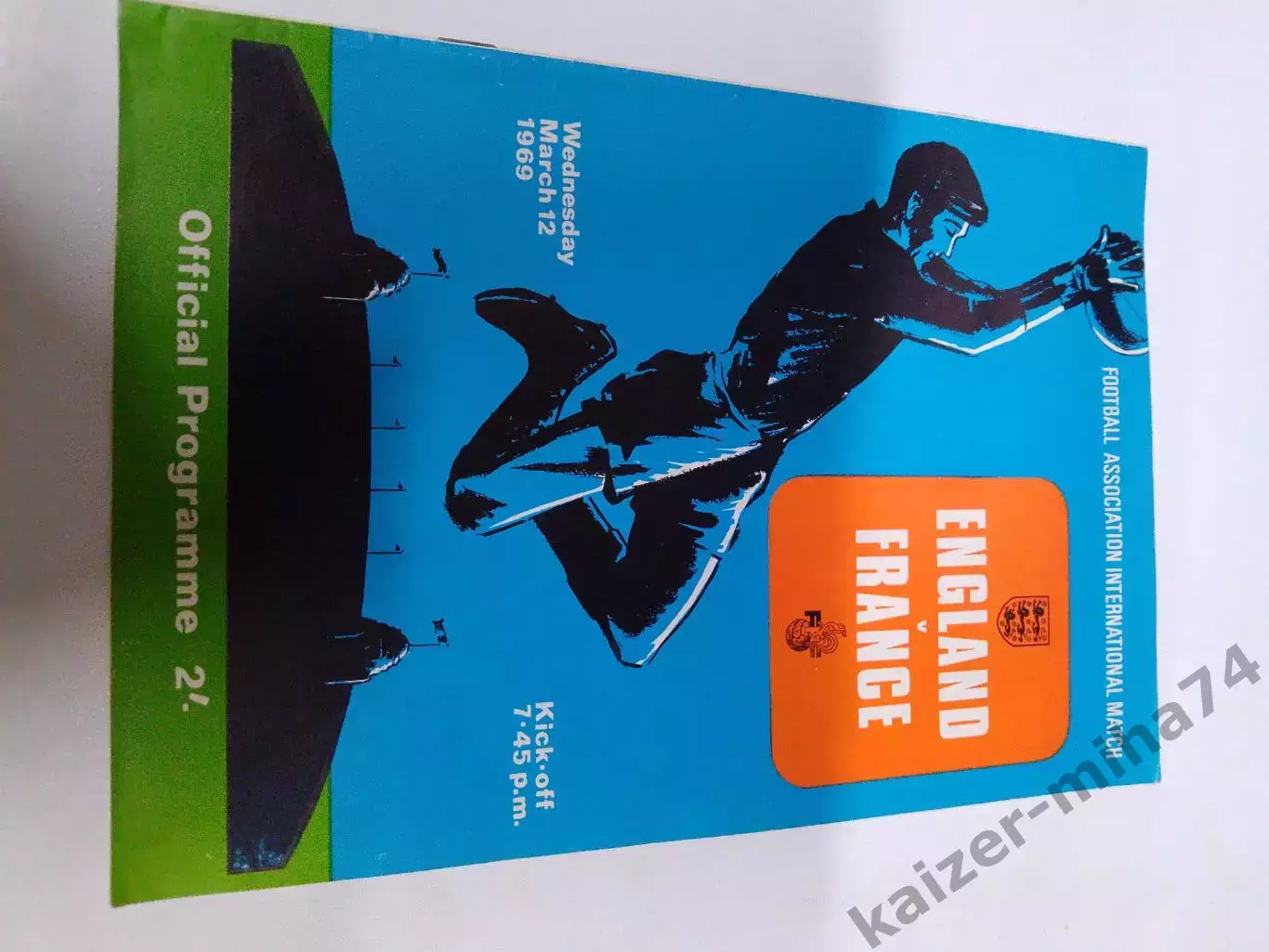 Сб. Англия/сб.Франция 1969г. 1