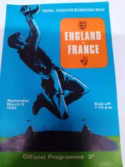 Сб. Англия/сб.Франция 1969г.