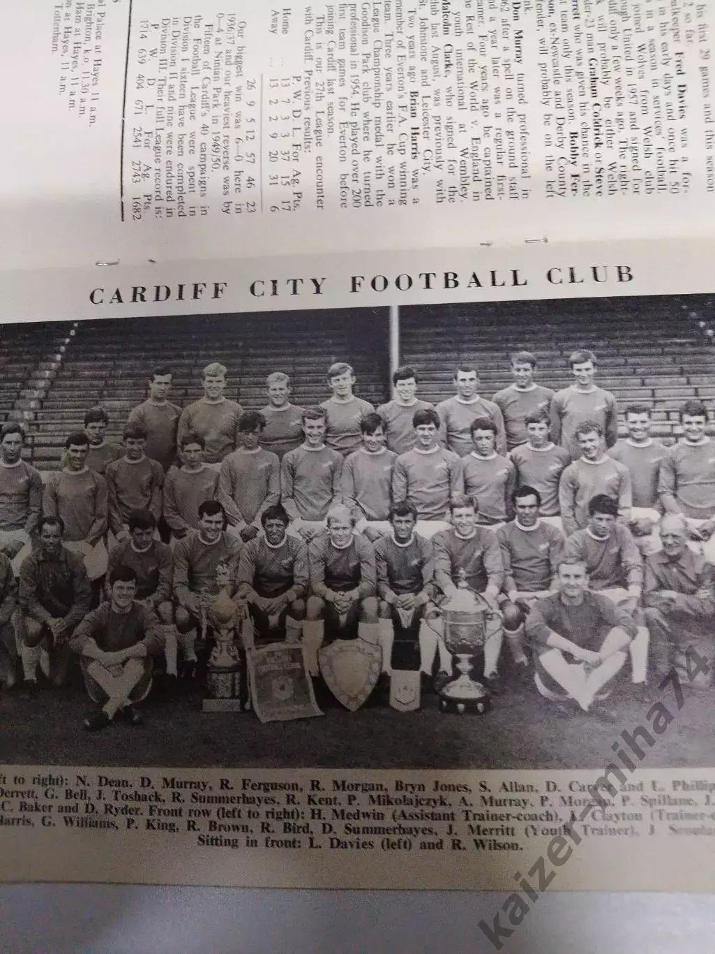 Футбол чемпионат Англии 1968г. 2