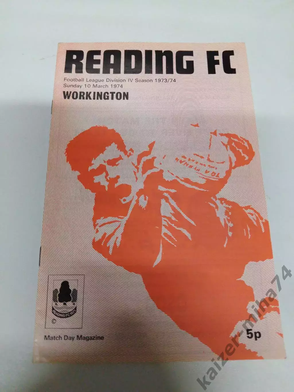Футбол чемпионат Англии 4-й.дивизион. 1973/74
