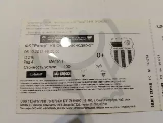 Ротор/краснодар-2.ФНЛ 2018г.