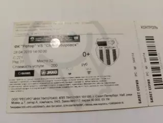 Ротор/СКА Хабаровск.ФНЛ 2019г.