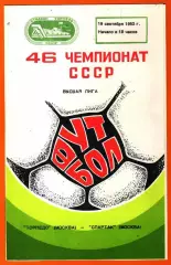 Торпедо Москва - Спартак Москва 1983г.