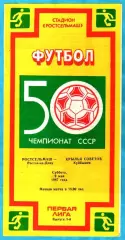 Ростсельмаш Ростов-на-Дону - Крылья Советов Куйбышев 1987г.