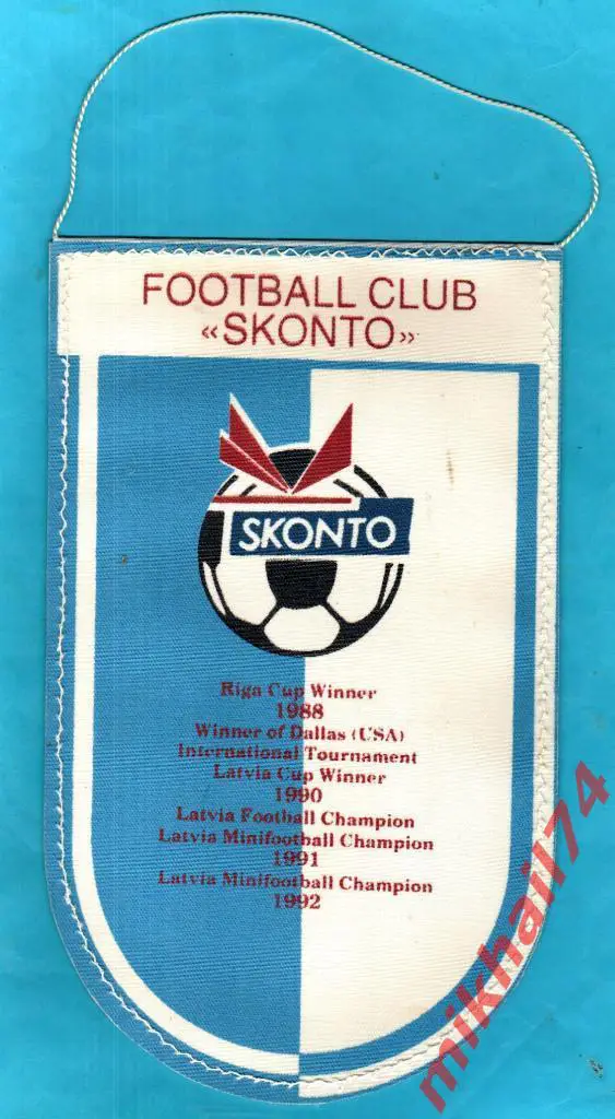 Сконто Рига,Латвия. Футбол. 90-е годы. 1
