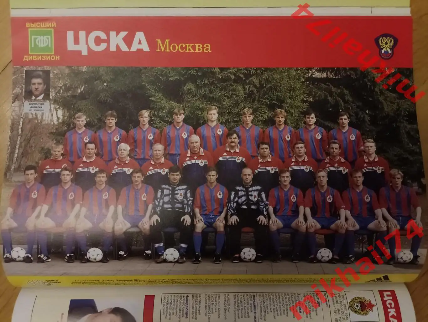 Мир футбола. Высший и первый дивизионы. 1998г. 2