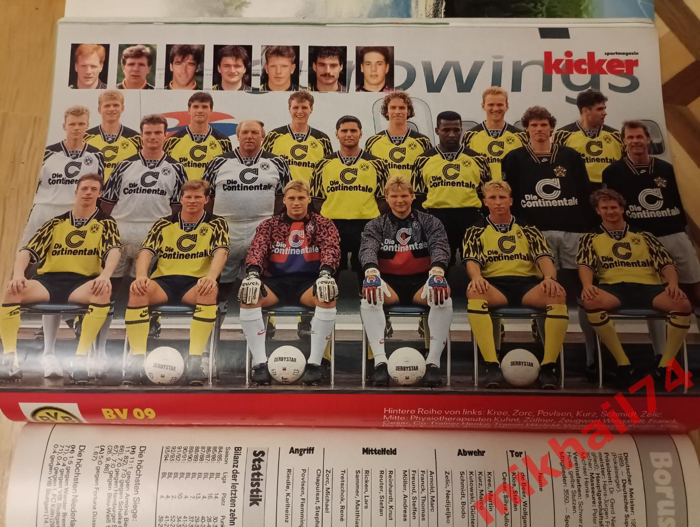 Kicker Bundesliga (Киккер Бундеслига). Cезон 94/95. 4