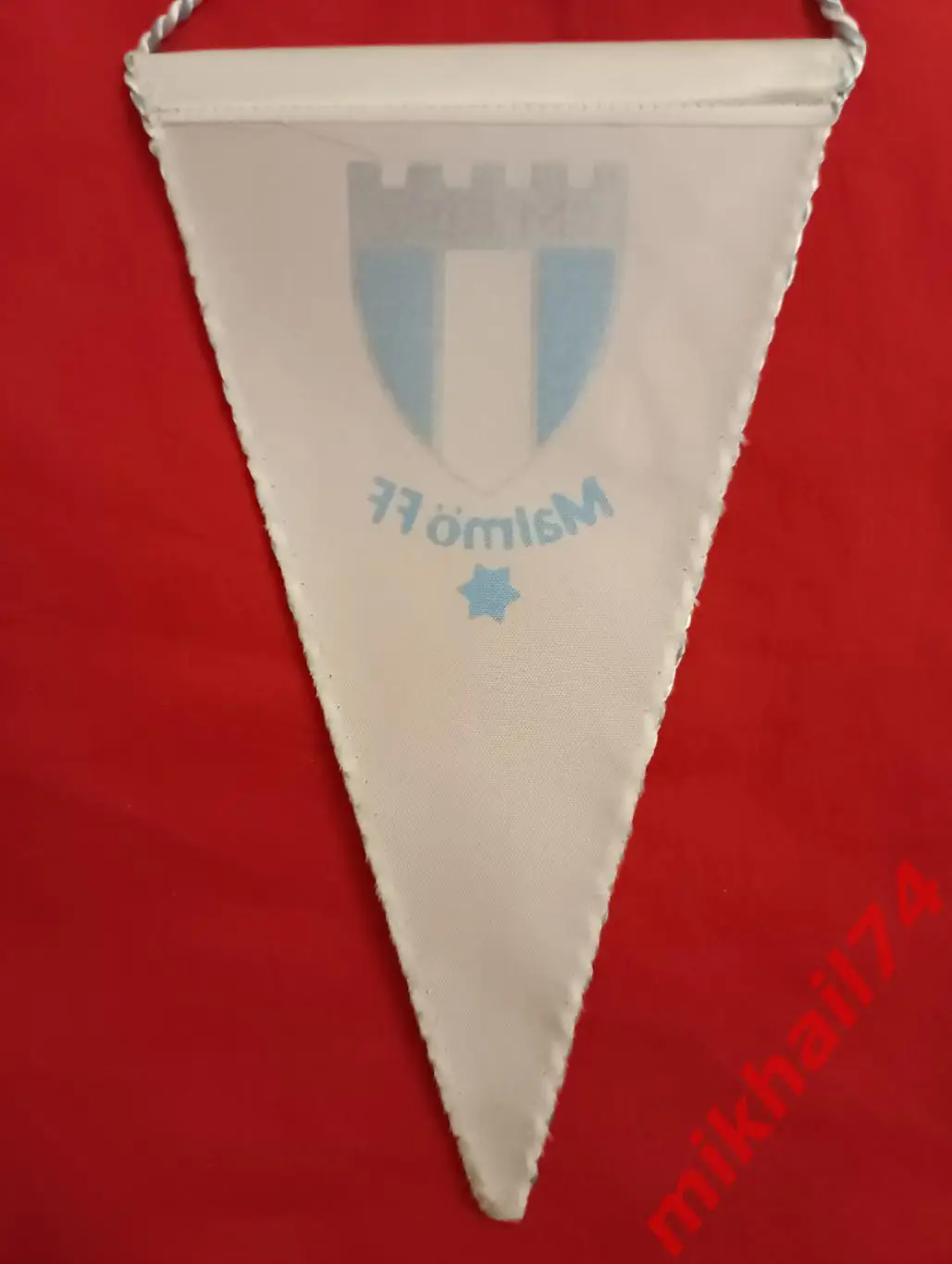 Вымпел. МАЛЬМЁ ФФ Швеция. Футбольный клуб. Односторонний. 2